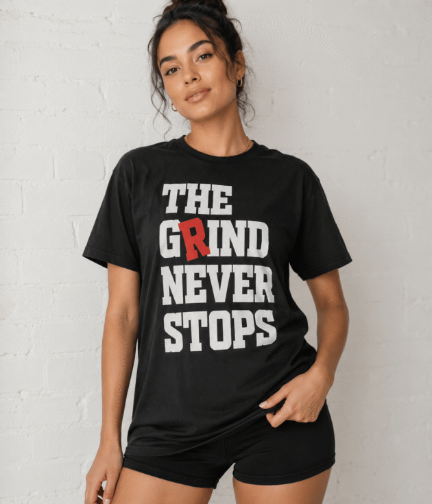 The Grind Never Stops Graphic T-Shirt