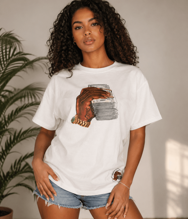 Money Stack Graphic T-Shirt